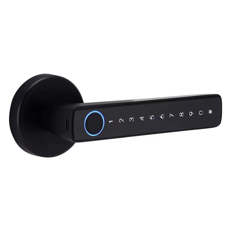 Hifocus APP Remote Control Digital Lock Door Security System Handle Electric Keyless Entry Smart Fingerprint Door Lock for Home